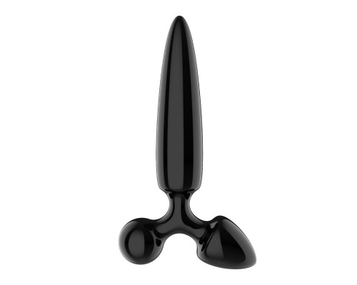 Тристоронній скляний дилдо Satisfyer Triple Crystal 1 Black