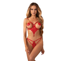 Боді Obsessive Matildea crotchless teddy L/XL