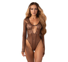 Боді Obsessive Soranna long-sleeved teddy S/M