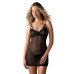 Сорочка Obsessive Euridia chemise & tanga XS/S