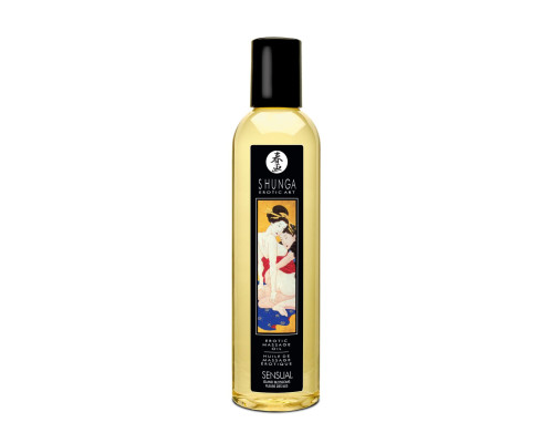 Масажна олія Shunga Sensual – Island Blossoms (250 мл) натуральна зволожувальна