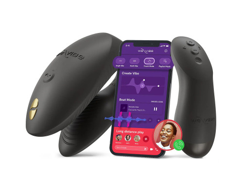 Смарт-вібратор для пар We-Vibe Chorus Pro Satin Black