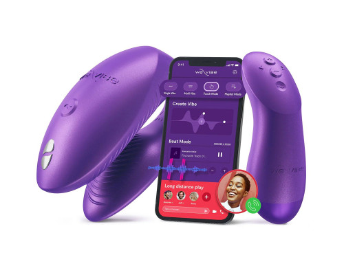 Смарт-вібратор для пар We-Vibe Chorus Pro Cosmic Purple