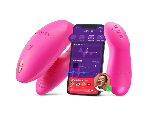 Смарт-вібратор для пар We-Vibe Chorus Pro Electric Pink