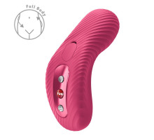 Накладний вібратор Fun Factory LAYA III Raspberry, ефект постукування пальцем