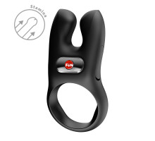 Ерекційне віброкільце з подвійною стимуляцією клітора Fun Factory NŌS CLASSIC Black, 2 мотори