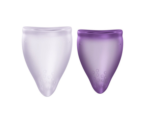 Набір менструальних чаш Fun Factory FUN CUP EXPLORE KIT, 2 шт, Multicolored Violet, об’єми 20 та 30 мл