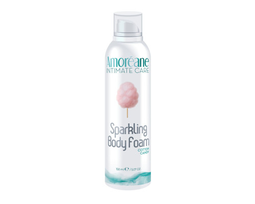 Масажна піна Amoreane Sparkling Body Foam Cotton Candy (150 мл)