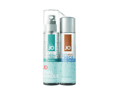 Комплект JO Anal Bundle - Anal Thick 120 мл + Misting Toy Cleaner 120 мл