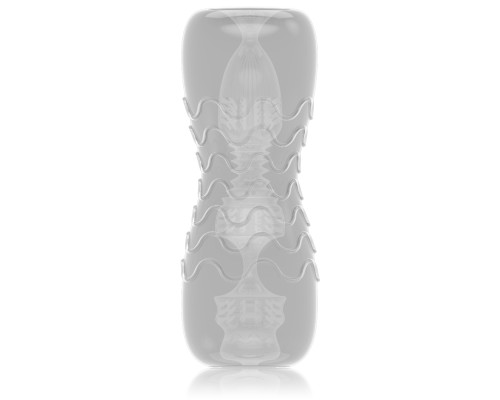 Мастурбатор Dorcel Double OO, двосторонній, два рельєфи