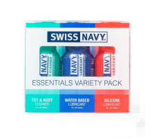 Розпродаж!!! Набір Swiss Navy Essentials Variety Pack 3 х 30 мл (термін 21.01.2027)