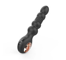 Анальний вібратор з пульсацією Loviss Thor Thrusting Anal Plug, 2 мотори