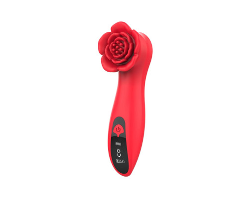 Розкішний вібратор для клітора Loviss Tona Rose Vibrator, у вигляді троянди, 9 режимів