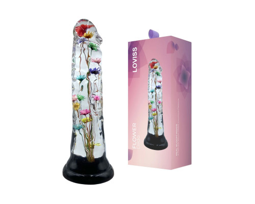 Дилдо Loviss Helichrysum Dildo, справжні квітки безсмертника всередині