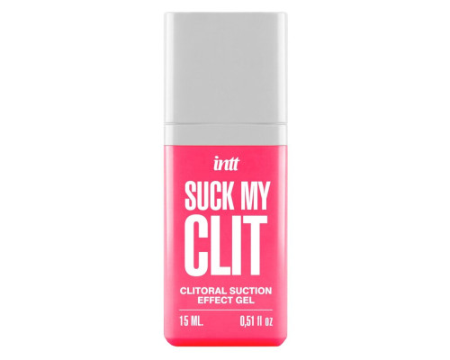 Смоктайзер для клітора Intt Suck My Clit Wild Strawberry (15 мл), полуниця, гель з ефектом посмоктування