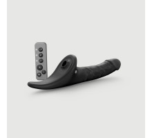 Вібронасадка для страпону з вакуумною стимуляцією Strap-On-Me Multi Orgasm Realistic Dildo M Black