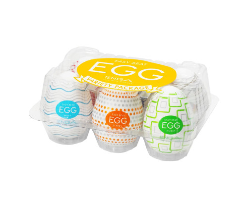 Набір мастурбаторів-яєць Tenga Egg Variety Pack - Standard (6 шт)