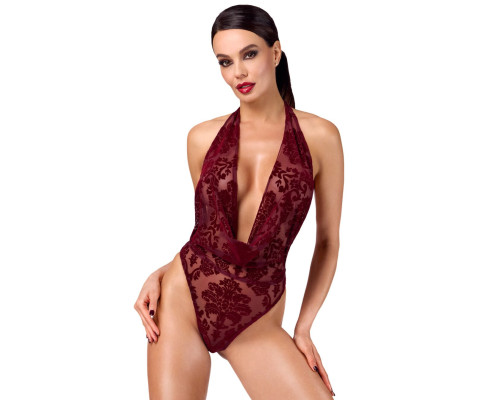 Боді Noir Handmade F386 Kink Royal cascade bodysuit S