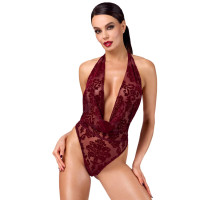 Боді Noir Handmade F386 Kink Royal cascade bodysuit L