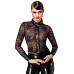 Блуза Noir Handmade F377 Noirelle Lace Button-up Shirt S