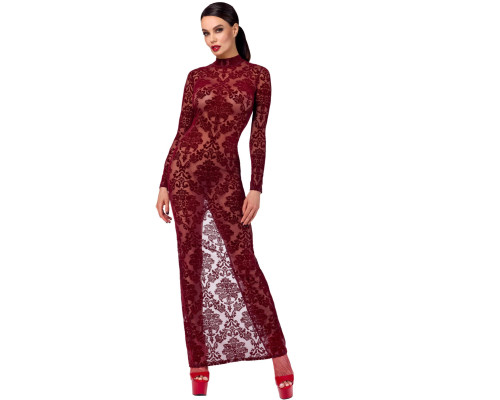 Сукня Noir Handmade F383 Kink Royal gown/long dress XS