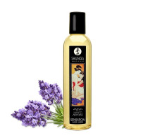 Масажна олія Shunga Sensation – Lavender (250 мл) натуральна зволожувальна