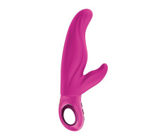 Вібратор-кролик для точки А Fun Factory LADY BI Magenta, 2 мотори, 12 режимів