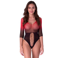 Бодістокінг Passion BS118 black/red