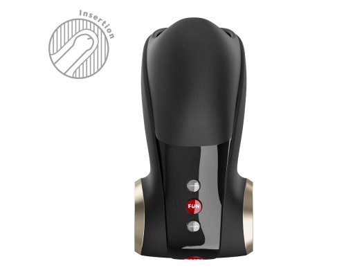 Мастурбатор для головки пеніса Fun Factory COBRA LIBRE II Black, 2 мотори, гра без рук