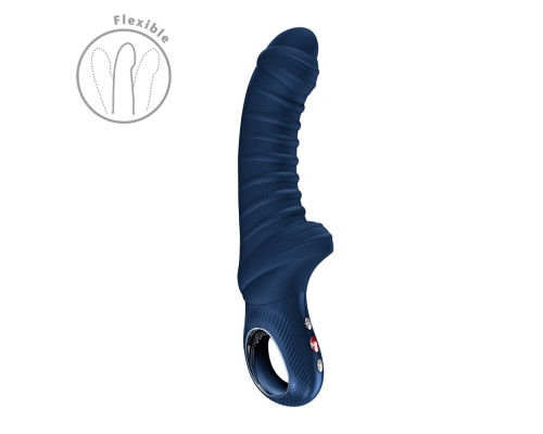 Вібратор для точки G Fun Factory TIGER Nightblue, ребристий, підходить для анальної стимуляції