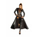 Сукня-плащ з мокрим ефектом Noir Handmade F128C Powerwetlook gown coat, M (м'яте паковання!!!)
