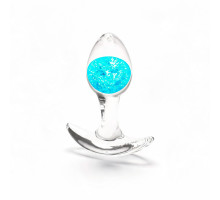 Анальна пробка NS Novelties Cosmic Glams - Small - Blue