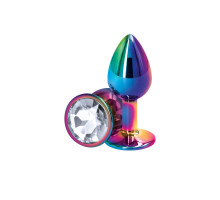 Анальна пробка NS Novelties Rear Assets - Multicolor - Small - Clear
