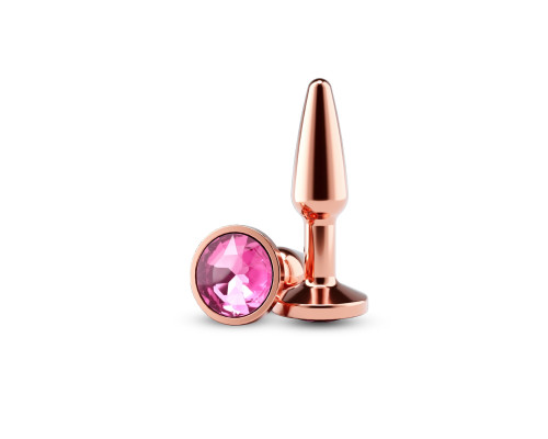 Анальна пробка NS Novelties Rear Assets - Tapered - Small - Rose Gold - Pink