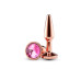 Анальна пробка NS Novelties Rear Assets - Tapered - Small - Rose Gold - Pink