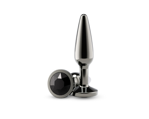 Анальна пробка NS Novelties Rear Assets - Tapered - Medium - Gunmetal - Black