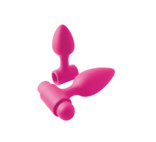 Анальна пробка з вібрацією NS Novelties INYA - Vibe-O-Spades -Pink