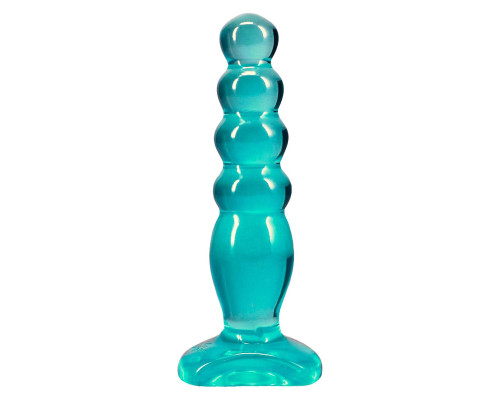 Дилдо Doc Johnson Crystal Jellies - Anal Delight - 5 Inch - Teal