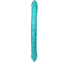 Фалоімітатор двосторонній Doc Johnson Crystal Jellies Double Dong