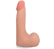 Фалоімітатор Doc Johnson The Realistic Cock ULTRASKYN - 7 Inch with Balls Vanilla