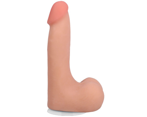 Фалоімітатор Doc Johnson The Realistic Cock ULTRASKYN - 7 Inch with Balls Vanilla