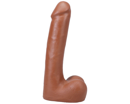 Фалоімітатор Doc Johnson The Realistic Cock ULTRASKYN - 9 Inch with Balls Caramel