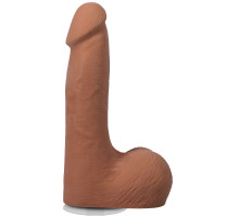Фалоімітатор Doc Johnson The Realistic Cock ULTRASKYN - 7 Inch with Balls Caramel