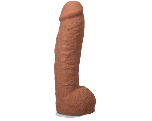 Фалоімітатор Doc Johnson The Realistic Cock ULTRASKYN - 12 Inch Hung with Balls Caramel
