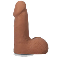 Фалоімітатор Doc Johnson The Realistic Cock ULTRASKYN - 5 Inch with Balls Caramel
