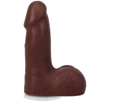 Фалоімітатор Doc Johnson The Realistic Cock ULTRASKYN - 5 Inch with Balls Chocolate