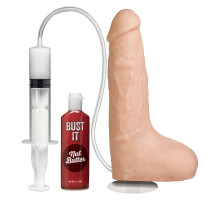 Фалоімітатор, що кінчає Doc Johnson The Realistic Cock ULTRASKYN - Squirting 9,5 Inch Vanilla