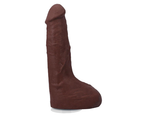 Фалоімітатор, що кінчає Doc Johnson The Realistic Cock ULTRASKYN - Squirting 9,5 Inch Chocolate