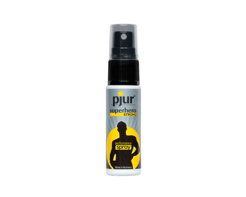 Спрей-пролонгатор pjur Superhero Strong Spray 20 ml, з екстрактом імбиру, без анестетиків