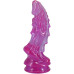 Фентезійний фалоімітатор Doc Johnson Crystal Jellies - Invader Dong 8.5 Inch - Purple